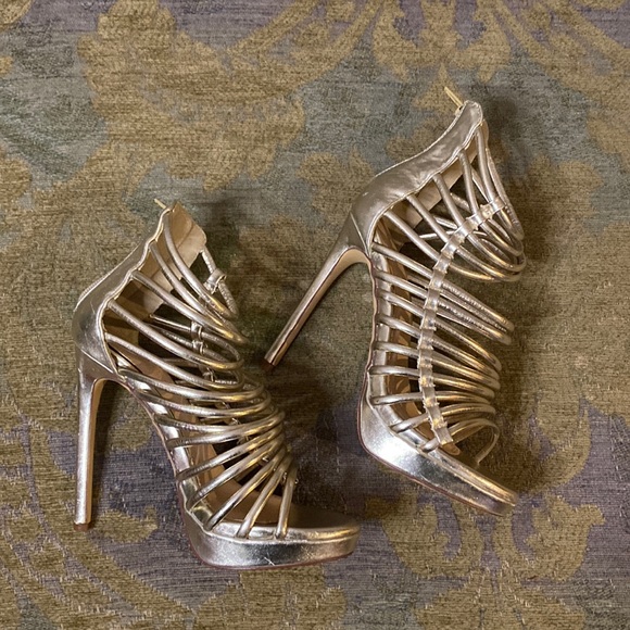 Charlotte Russe Shoes - Cage Gladiator Stilettos